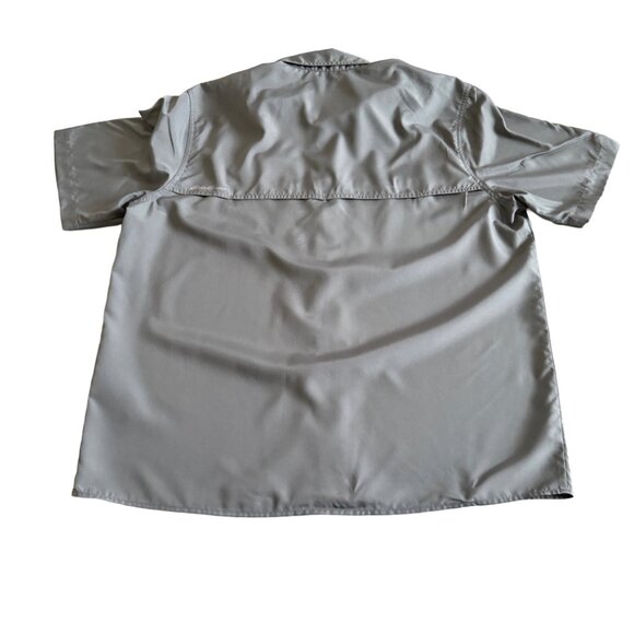 Eddie Bauer Men's XL Gray Outdoor Short Sleeve Button Down Shirt. - Picture 2 of 4
